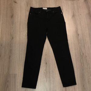 Free People Ultra High Rise Black Skinny